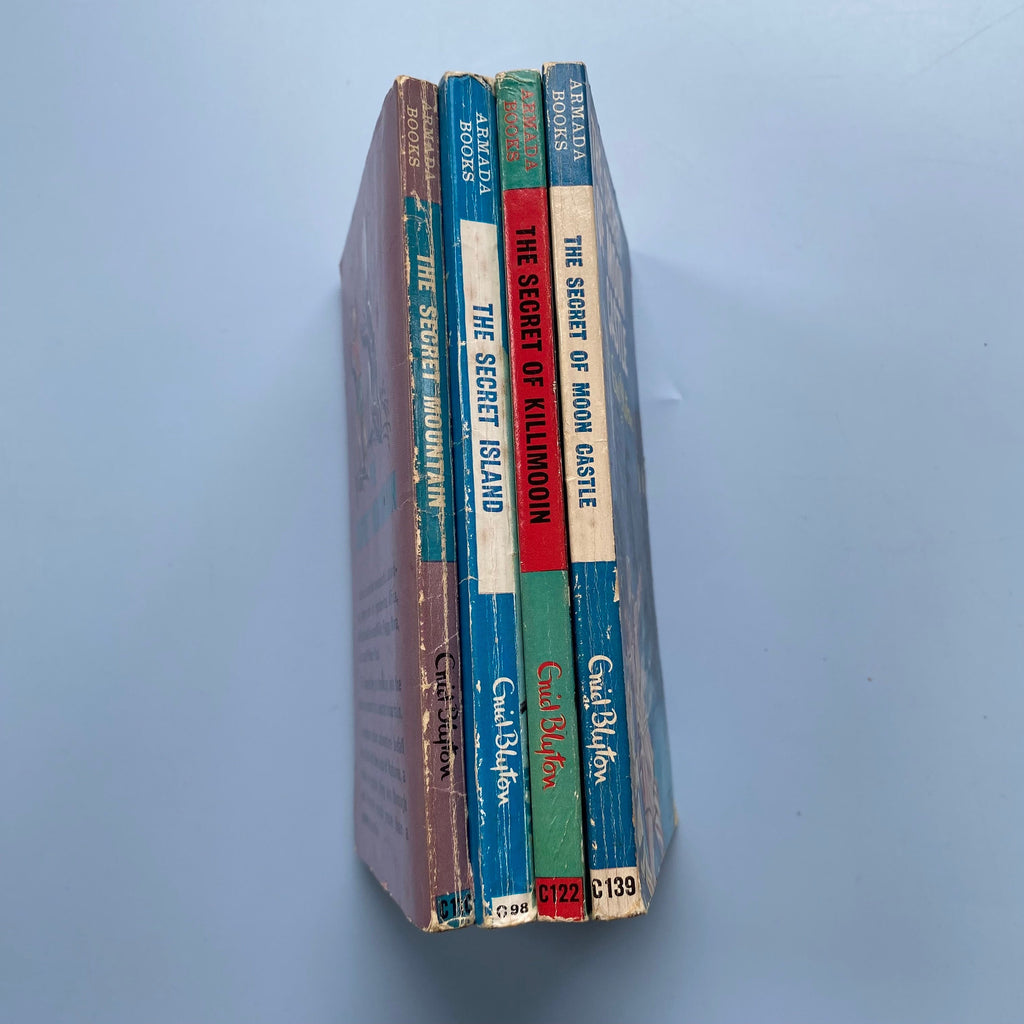 Rare Enid Blyton Adventure Series Full Set Armada Books 1960s Vintage  Adventure Paperback Books 